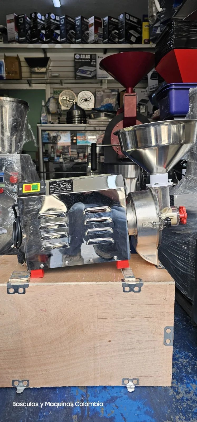 Molino para Cacao en Acero Inoxidable